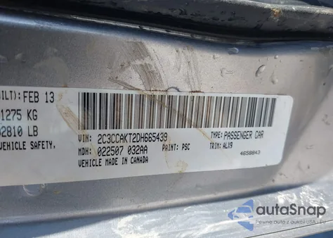 2013 Chrysler 300C Awd из США, поврежденный, VIN 2C3CCAKT2DH665439